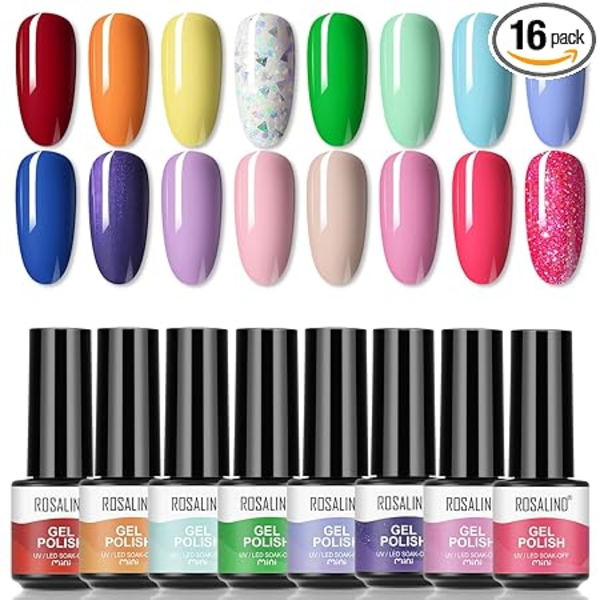 16:a Gel Nagellack Set