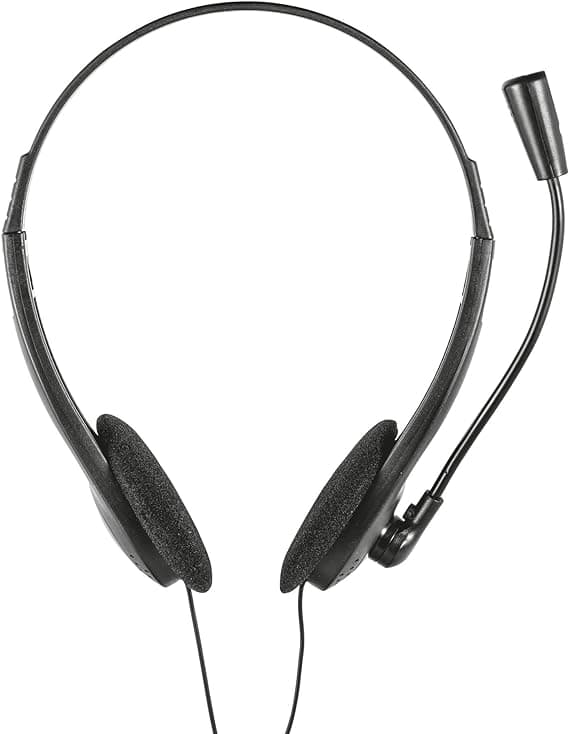 Headset för PC och Laptop, Svart