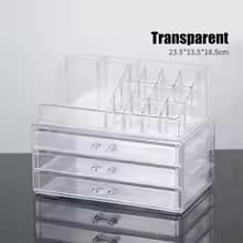 Makeup Storage, 360° Rotation, Perfume Storage, Lipstick, Lipstick Brushes, Makeup Storage with Adjustable