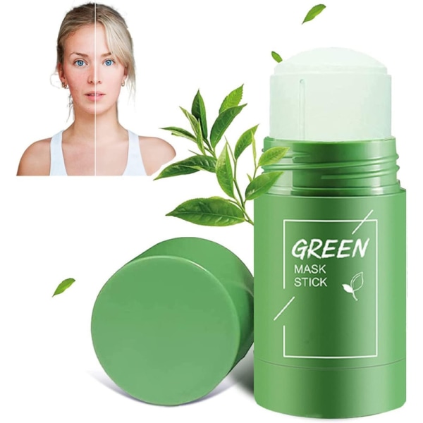 Grönt te Mask Stick, Grönt te lermask, Blackhead Remover Mask, Green Tea Mask,