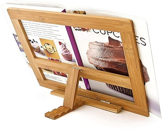 Bamboo Letter,Recipe Cookbook Holders