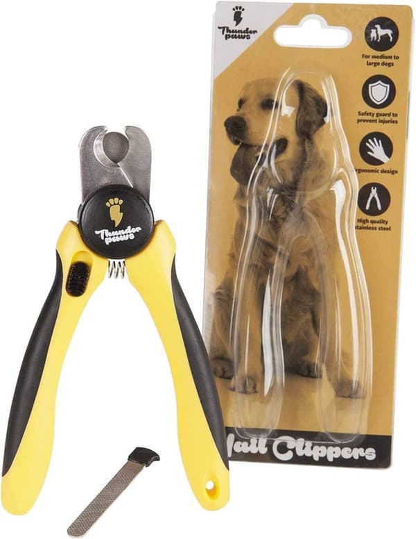 Nagelklippare för hund (Medium & Large, Yellow)
