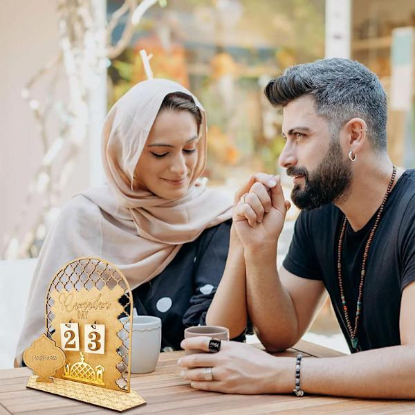 Ramadan dekorationer nedräkningskalender för hemmet