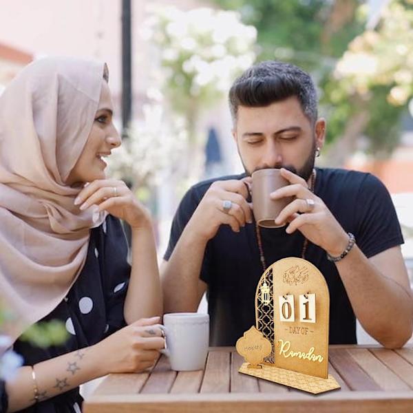 Ramadan dekorationer nedräkningskalender för hemmet