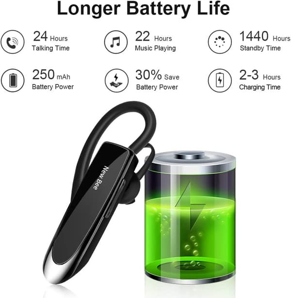 Bluetooth Headset Mobiltelefon Trådlös In-Ear