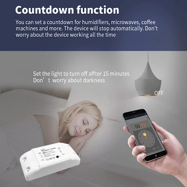 WiFi Smart Switch APP Wireless Controller Universal Breaker Timer Smart Life Work Switch Lncluding Bluetooth