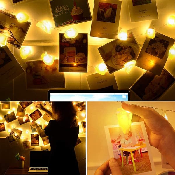Himalayan Salt Lights String USB Pink 10 Salt Lamp String Fairy Salt Lamp