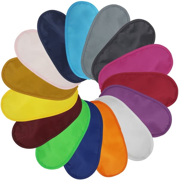 Paket med 15 Multi Color Eye Shadow Travel Sleeping EyeMask
