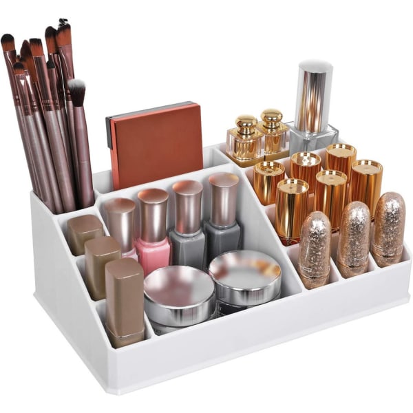Akryl Kosmetisk Makeup Organizer med 4 lådor för förvaring i sovrummet badrum av läppstift