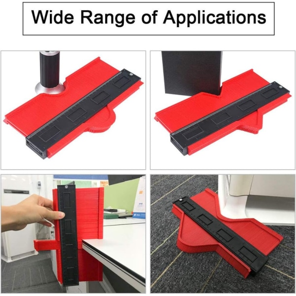 Contour Gauge Duplikator, plastprofilmätare, 10" formkonturmätverktyg