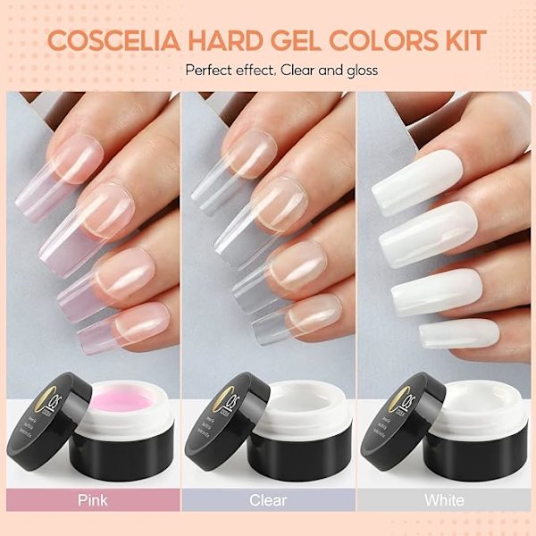 U V Nagellack 3 delar * 15ML U V Nagellack med Top Base Coat U V Borste Gel Nagellack Set
