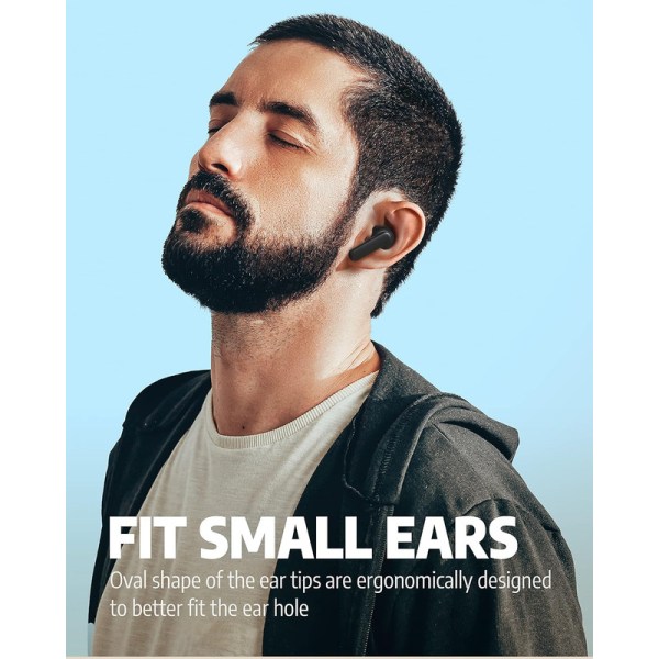 Trådlösa hörlurar, hörlurar Trådlösa hörlurar för iOS- och Android-telefoner