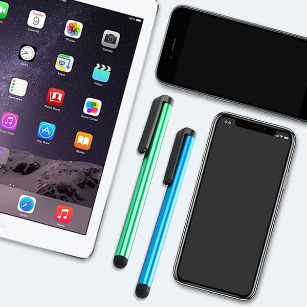 100-pack multifärg Stylus Touchpenna i Metallic Färg -