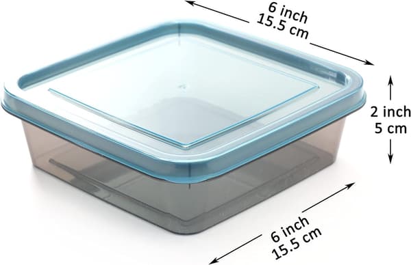 3-pack smörgåsbehållare för matlåda, återanvändbara matförvaringsbehållare