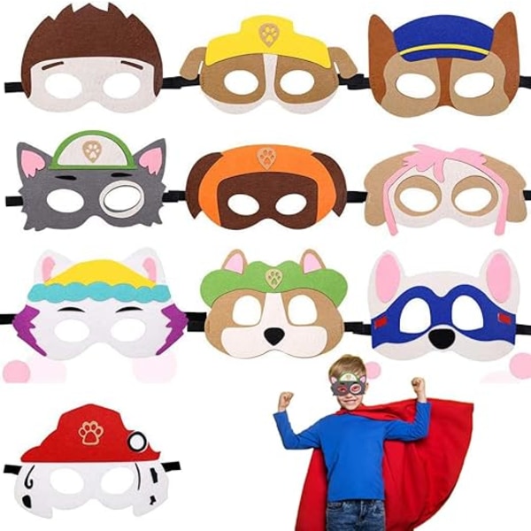 Paw Patrol Koiran Leikkikalut, Filtti Maskit, Lasten Eläinten Maskit, Pennun Juhla Maskit