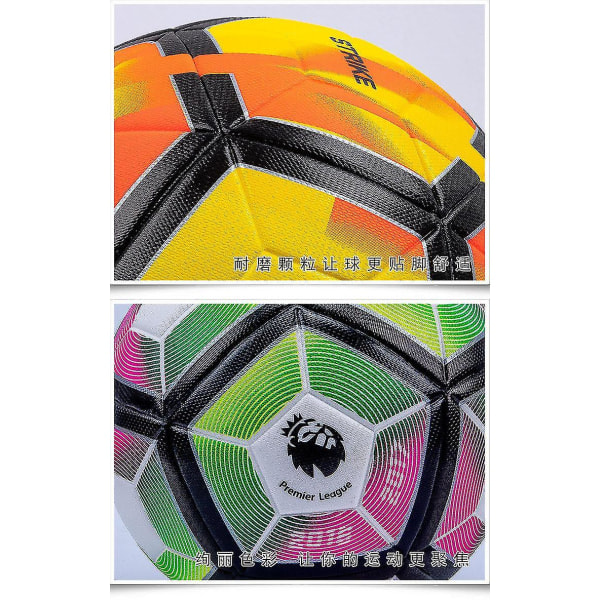 Uefa Champions League Flame Red (otteluharjoitteluun) aikuisten jalkapallo 5-koko
