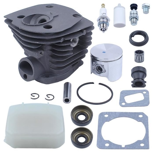 44mm Cylinderkolvsats Kompatibel med Nållager Kompatibel med Husqvarna 346xp 350 351 353 Motorsåg Hg
