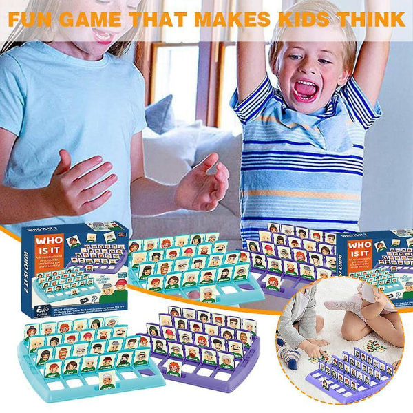 1 set Abs brädspel bordsspel Gissa vem karaktären är Gissa vem jag är Perfekt för föräldrar och barn att leka tillsammans