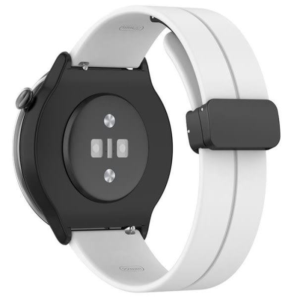20MM ur, med magnetisk foldespænde til Amazfit GTR Mini (hvid)