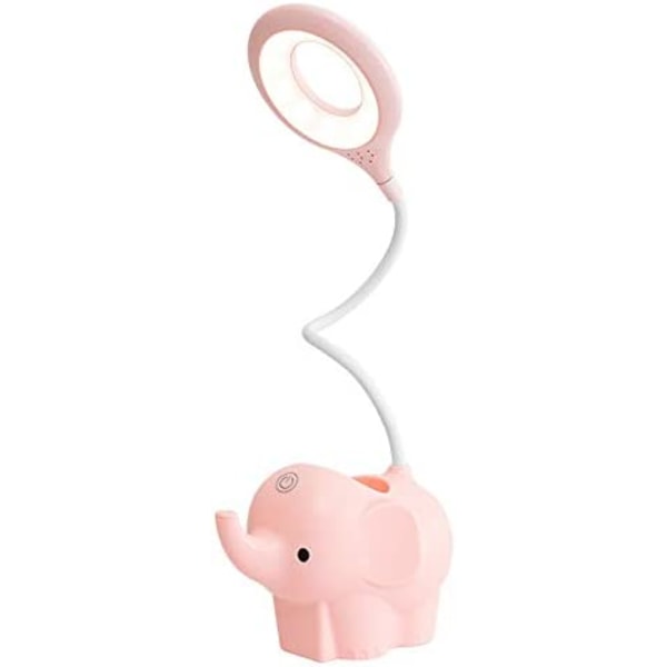 Skrivebordslampe, dæmpbar LED-bordlampe, børnelampe, dæmpbar
