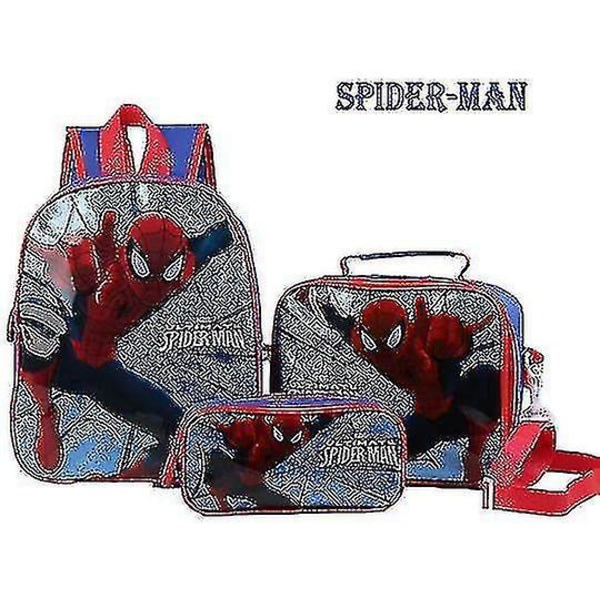 Spider Man -reppu koululaukku, 3-pakkaus syntymäpäivälahjaksi