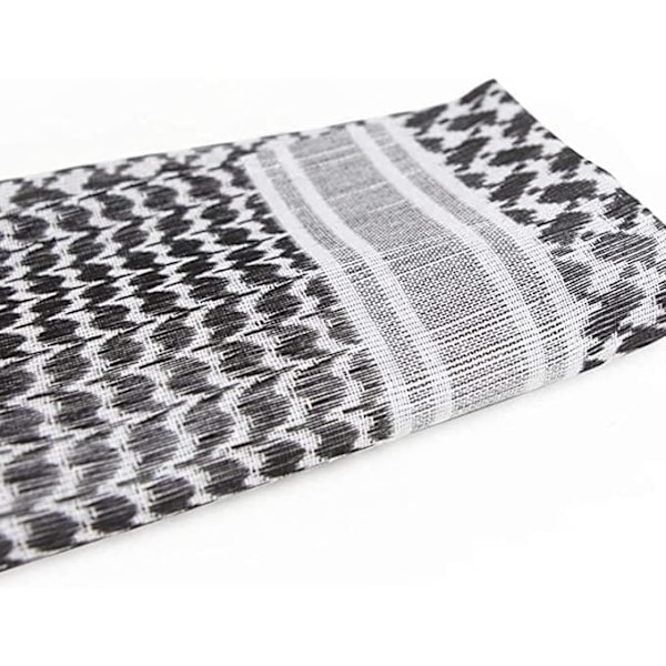 Militär Shemagh Taktisk Öken Keffiyeh Halsduk Sjal med Tofs