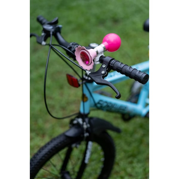 Sykkelhorn for barn Barncykelklokke for jenter eller pojkar (rosa)