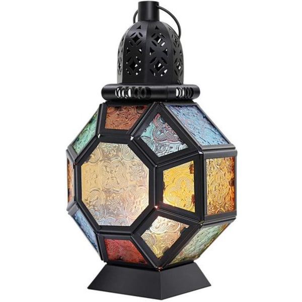Lantern lysestake, marokkansk stil metall dekorative Lan