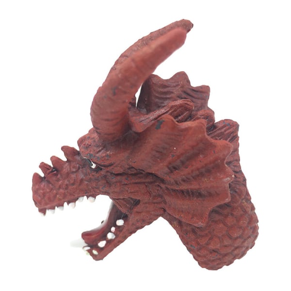 Mini Realistisk Dragon Dinosaur Finger Puppet Set, barn