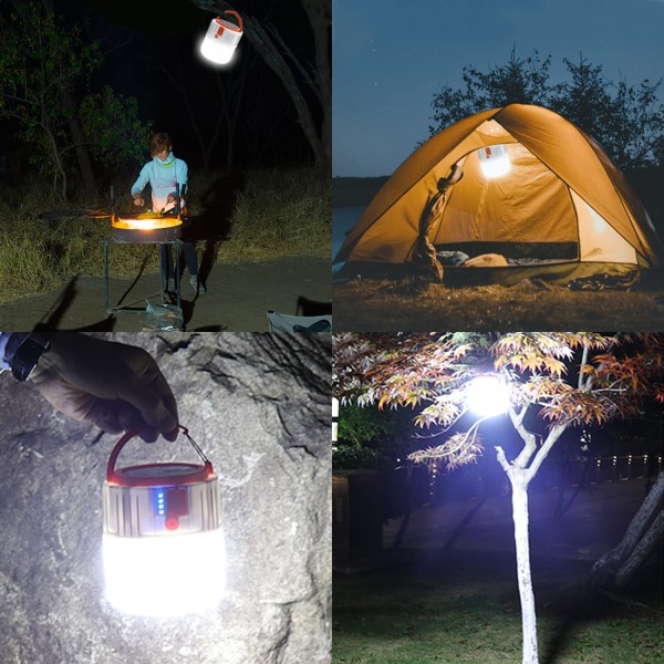 Pack Solar Camping Light retkeilyyn, kalastukseen