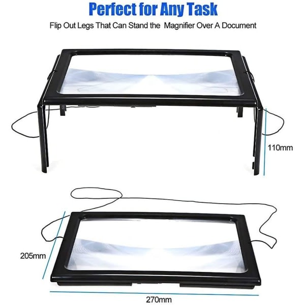 Forstoringsglass for synskadade 3x helsida handsfreeljus