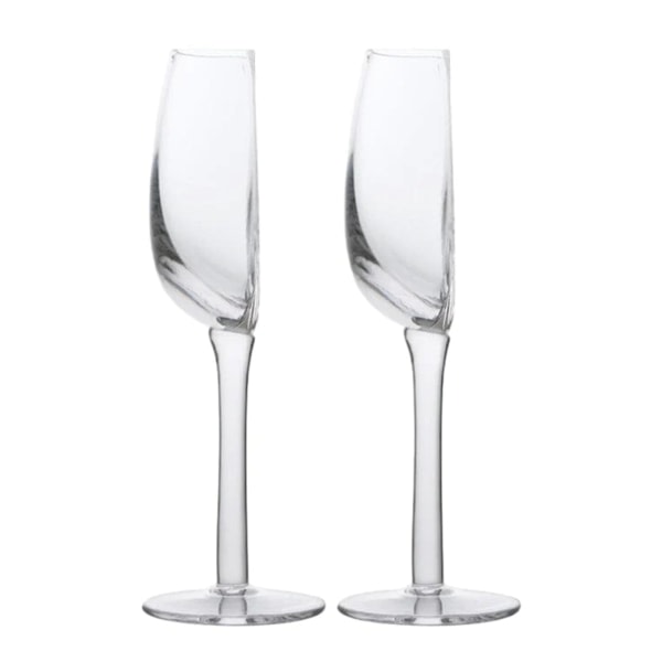 Halvglas vinglas 1/2 sæt Hushållssnygga vinglas for champagnevin 2st