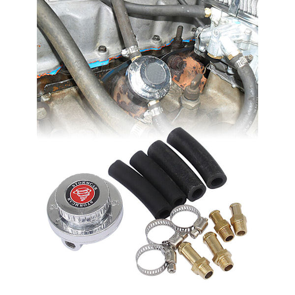 Universell manuell justerbar bränsletrycksregulator kit för förgasarmotor UK