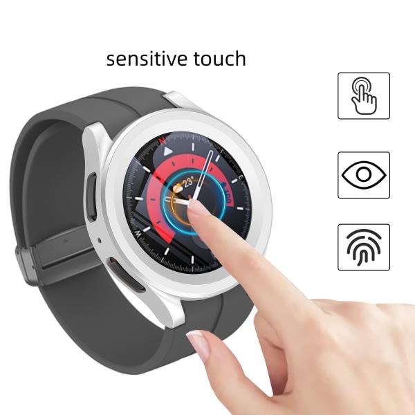 Skyddsfodral / klocksk?rmbeskyttelse Sort Samsung Galaxy watch5 pro Sort