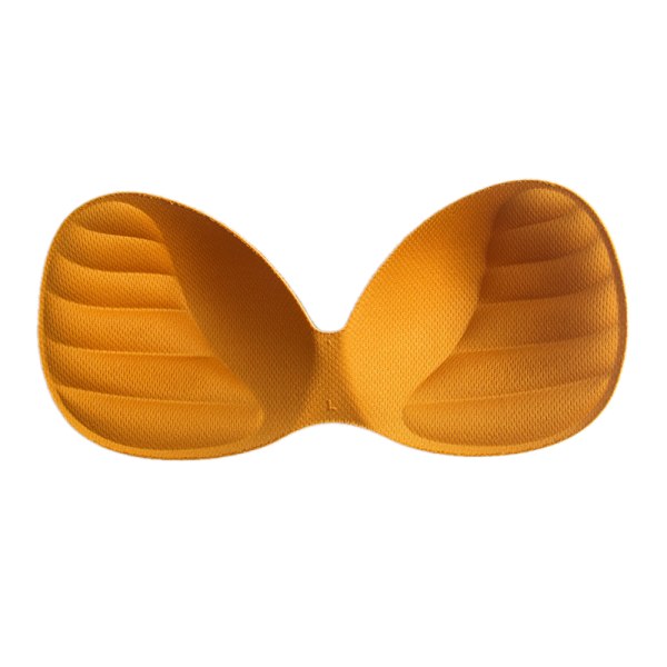 Dam Bikini Vadderade Inlägg Bröst BH Enhancer Push Up Chest I Orange