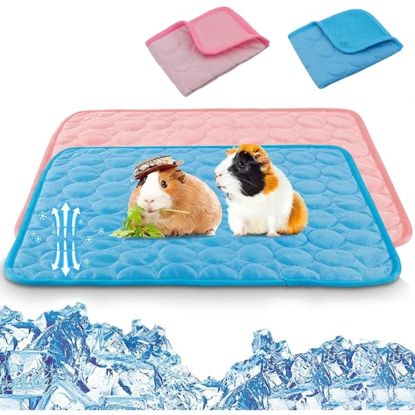 2 kylmattor for husdjur, sommarkaninsäng, sommarvärmedyna for katt