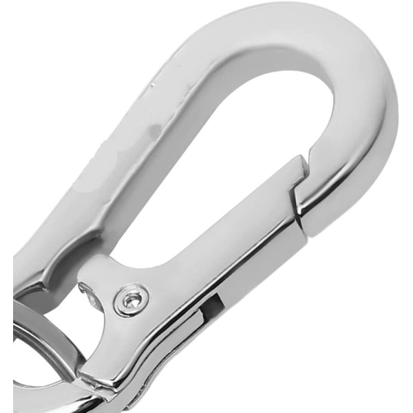 2 kpl Metallinen avaimenperä karbiinikiinnike Avaimenperät avaimenperät käsityökäyttöön hummerihakaset, kääntyvät klipsit, miesten avaimenperä