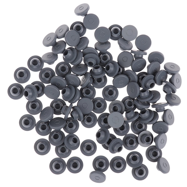 100 stk. Gummistoppe Selvtættende Injektionsport til 13mm Gl 100PCS