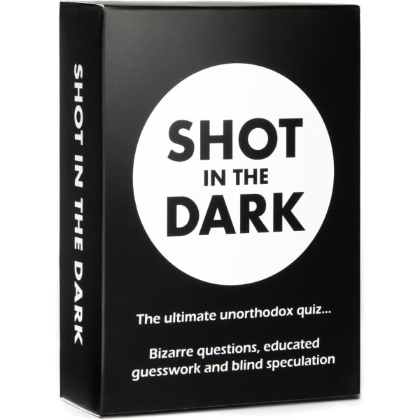 Shot in the Dark: The Ultimate Unorthodox Quiz Game | 2+ spillere | Vuxna & Barn