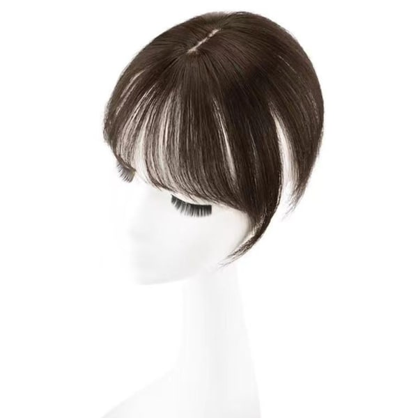 Kvinnors Clip-in främre hårperuker DIY Styling Peruk Dagliga hårtillbehör Ljusbrun