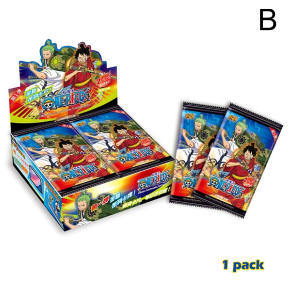 Anime One Piece Paper Card Bronzing Card SGR One Piece Board Gam fargeB one-size