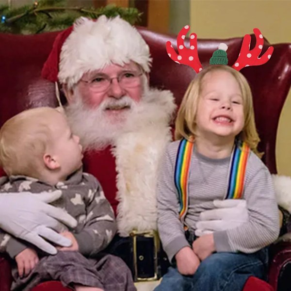 6 stk. Julehovedbånd Elg Juletræ Hovedbeklædning Hår Tilbehør Glædelig Jul Dekorationer til Hjemmet Jul Nytår Tilbehør Noel