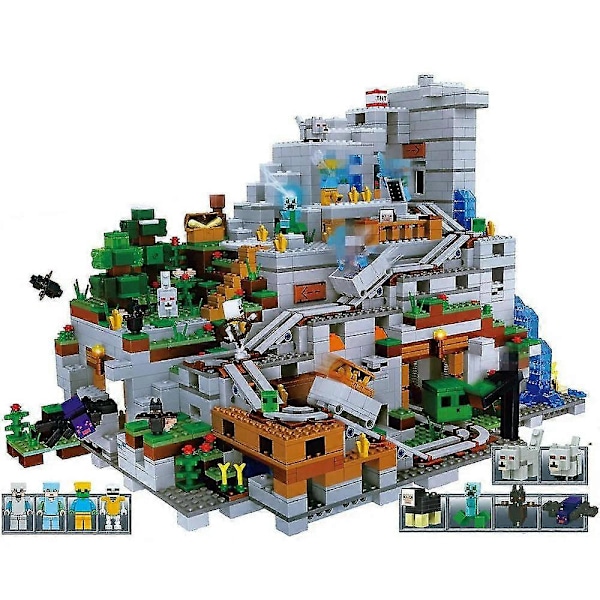 Minecraft Rakennussarja 2052 osaa Vuoriluola Minecraft Minun Maailmani -sarja