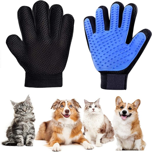 2 st Pet Glove Borste, Glove Cat Handskar för husdjursvård