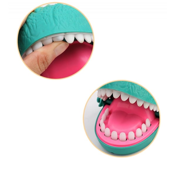 Krokodiltänder leksaker spel for barn, krokodilbitande finger tandläkare spel med lyd Roligt alligator tenner spel