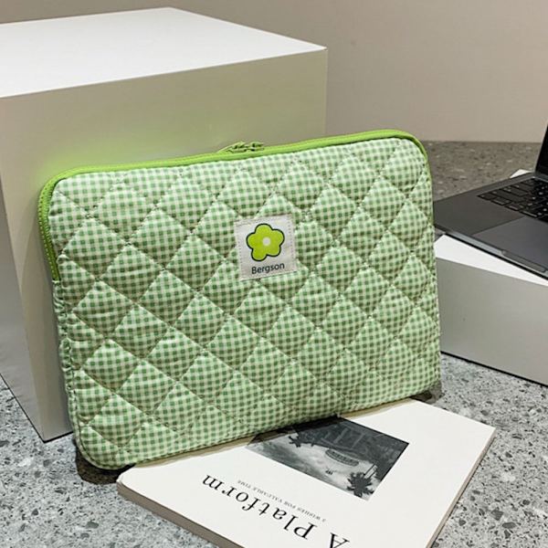 Laptopfodral Väska Fodral 14 TUM GRÖN RUTIG GRÖN RUTIG 14inchGreen Plaid