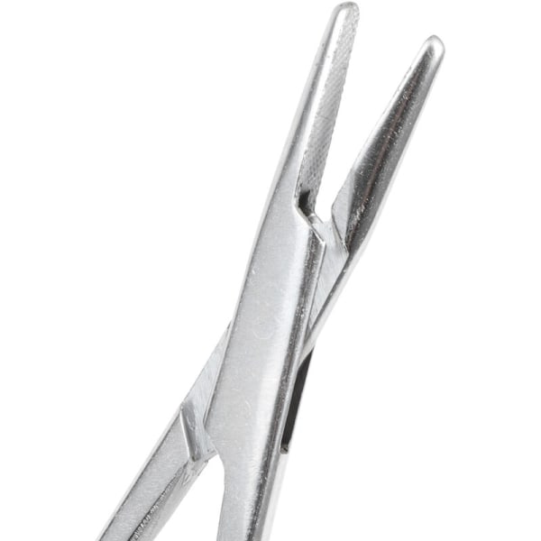 18 cm nålhållare, suturtång i rostfritt stål, kirurgisk pincett for veterinært brug