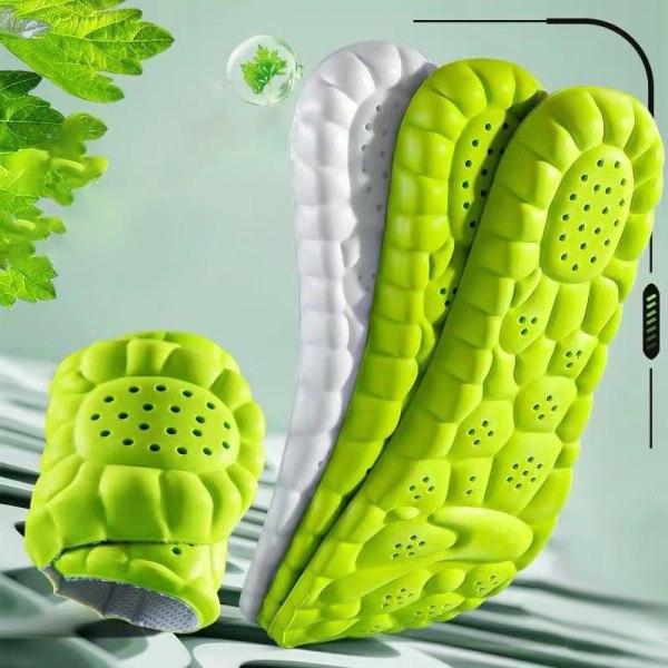 4D Sportskor Innersåler Kurver Skosåle Arch Support Orthope 2(Black 37-38)