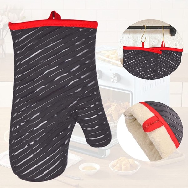 Oven Mitts and Pot Holder Set, Oven Mitts Hot Pads