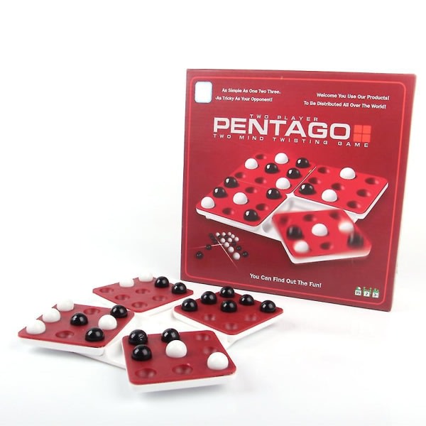 Pentago Board Game Family Party Bar Contest Peli Shakki Kids Classic Game Intellectual Development Toy -ES